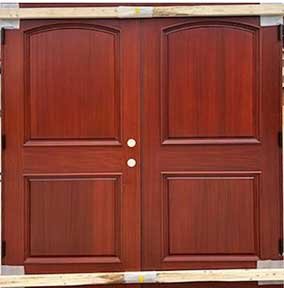 CL-25-20 N-2-Panel Mahogany Double Door