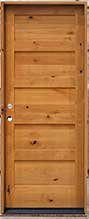 Mahogany Door Natural Finish