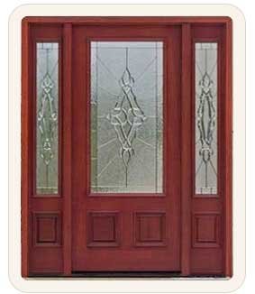 Scratch and dent single wood door