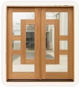 Scratch and dent single wood door